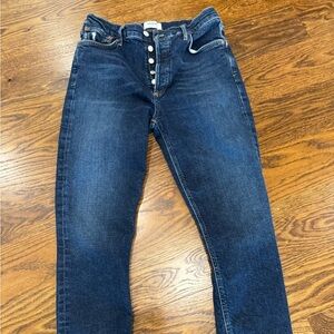Agolde Dark Blue Denim Jeans